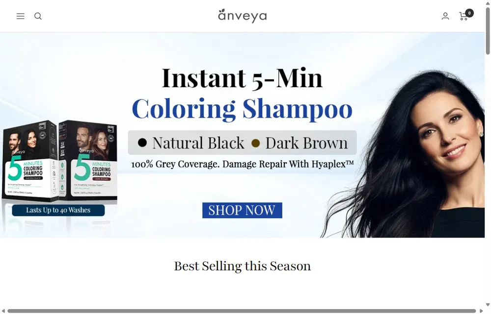 Anveya Living homepage, a Bangalore operator-led brand we admire (not a Digital Heroes client)