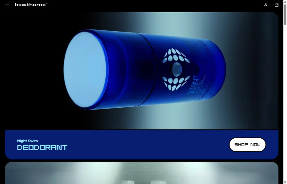 Hawthorne homepage, a New York operator-led brand we admire (not a Digital Heroes client)