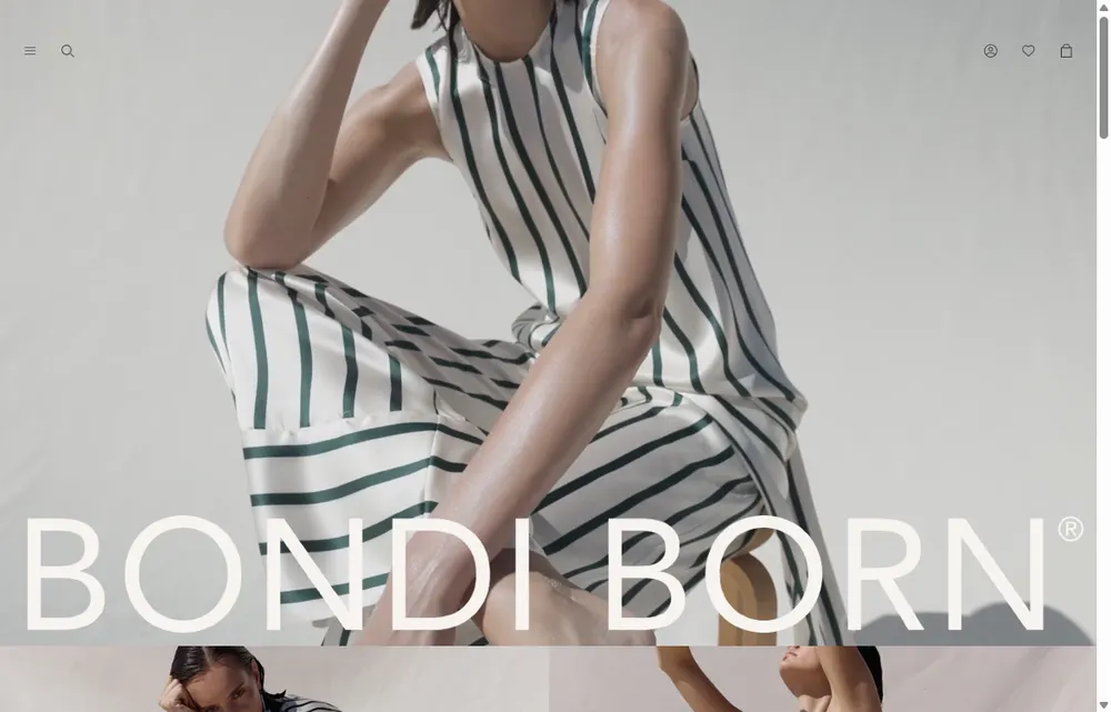 Bondi Born homepage, a Sydney operator-led brand we admire (not a Digital Heroes client)