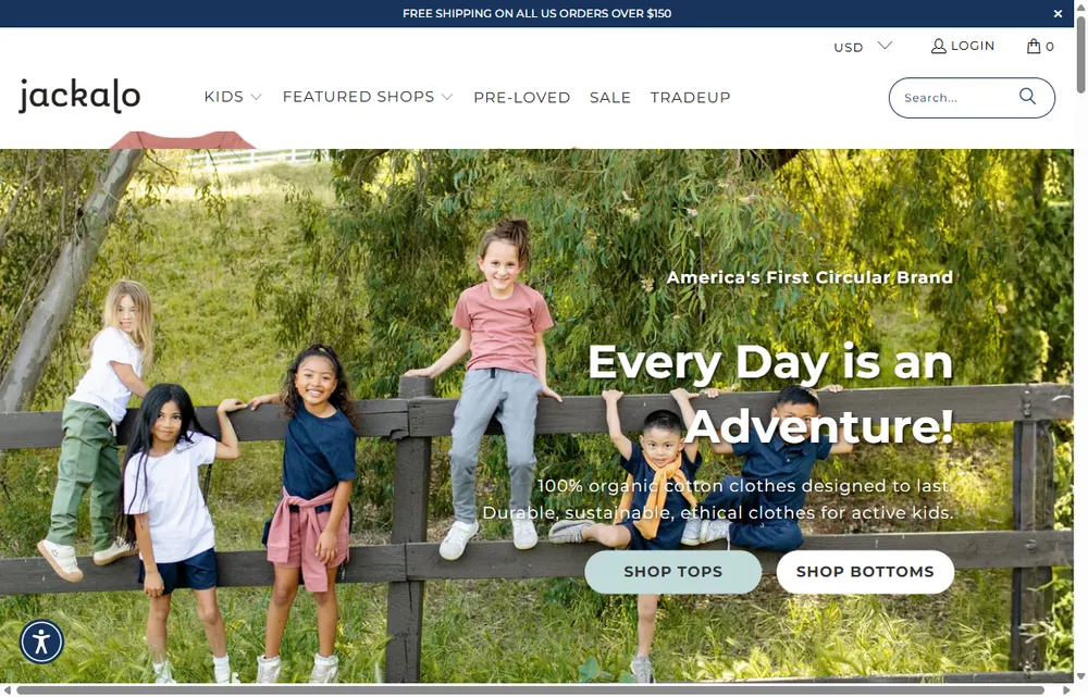 Jackalo homepage, a Washington operator-led brand we admire (not a Digital Heroes client)