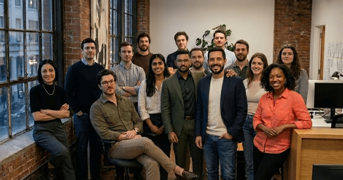 Digital Heroes New York team in their SoHo industrial-loft office
